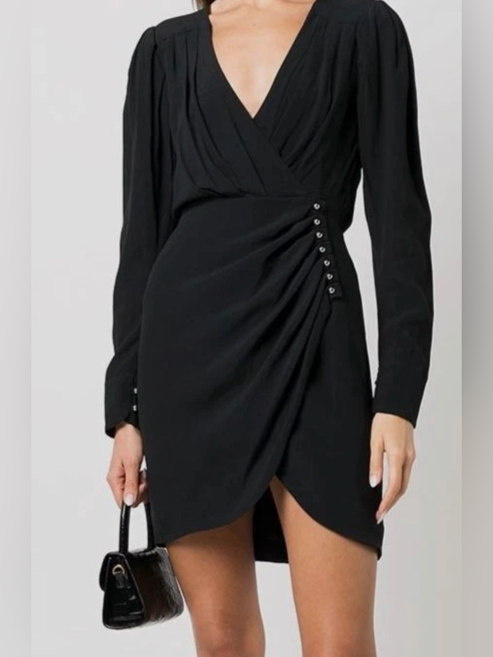Nwt Jonathan Simkhai Women's Black Leilani Minidress Size 2 $475
